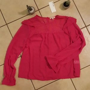 Pink lightweight blouse